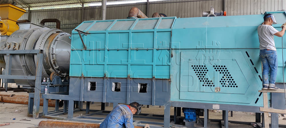 生物质颗粒炭化做为电池的原材料